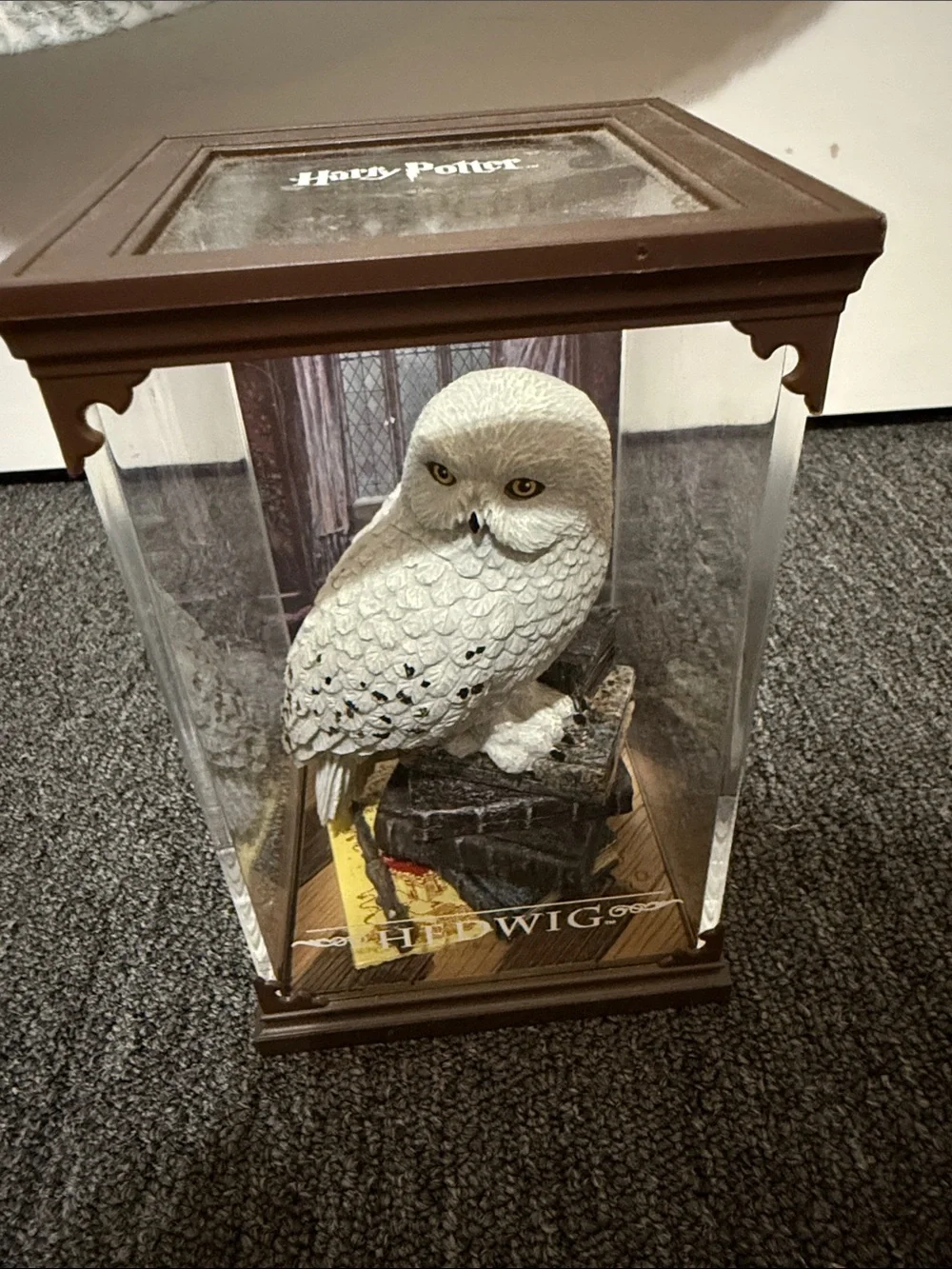 White Owl Bird Figurine Decor for Pets & Home